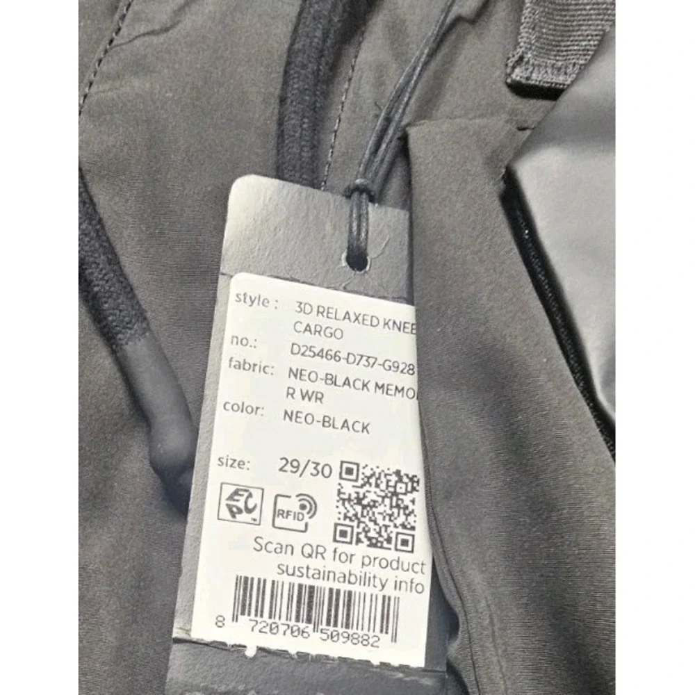 G-Star‎ Raw Men's Relaxed Knee Cargo Pants Neo Black 30x28 $210 New